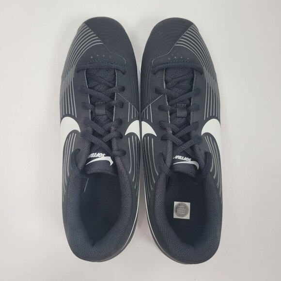 Nike Hyperdiamond 3 Keystone Women's SoftBall B/W Cleats AO7920-009 US Size 9.5 - Picture 5 of 8